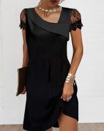 Elodie™ – Robe Femme Longue en Dentelle Élégante avec Détails Chic-4
