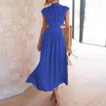 Variant image for ÉléganceAnne™ – Robe Longue Femme Chic Avec Manches Courtes Confortable-9