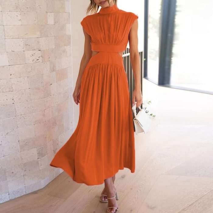 Variant image for ÉléganceAnne™ – Robe Longue Femme Chic Avec Manches Courtes Confortable-21