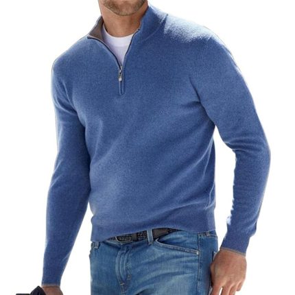 Projet Paris™ – Pull Col Roulé Homme en Laine Confortable et Élégant-1