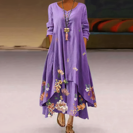 FleurElegance™ – Robe Femme Longue Élégante Pour Toutes Occasions-2
