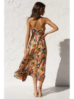Malinda™ – Robe Longue Femme Élégante Imprimée Confortable et Fluide-2