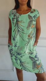 Variant image for Britt™ – Robe Longue Femme en Coton et Lin Élégante et Confortable-49