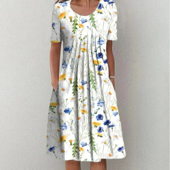 Variant image for Emma™ – Robe Longue Femme Élégante en Coton Confortable et Polyvalente-7