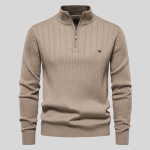 Giorgio™ – Pull Homme Côtelé Doux et Élégant pour Confort Hivernal-5