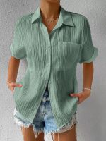 Variant image for ÉléganceUnique™ – Chemisier Femme Ample en Tissu Léger et Confortable-31