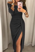 Variant image for Lisette™ – Robe Femme Élégante Longue avec Confort et Fente Glamour-7