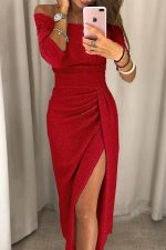 Variant image for Lisette™ – Robe Femme Élégante Longue avec Confort et Fente Glamour-13