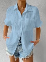 ÉléganceUnique™ – Chemisier Femme Ample en Tissu Léger et Confortable-4