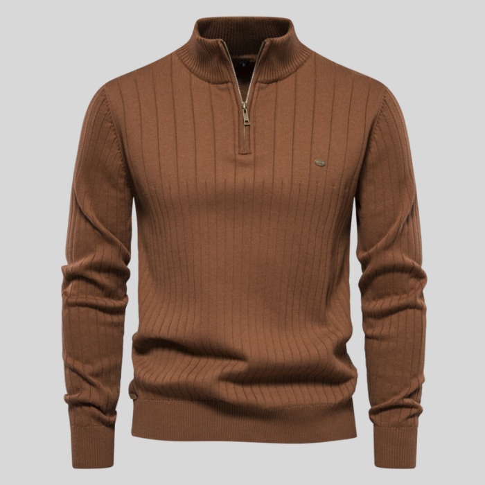 Giorgio™ – Pull Homme Côtelé Doux et Élégant pour Confort Hivernal-6