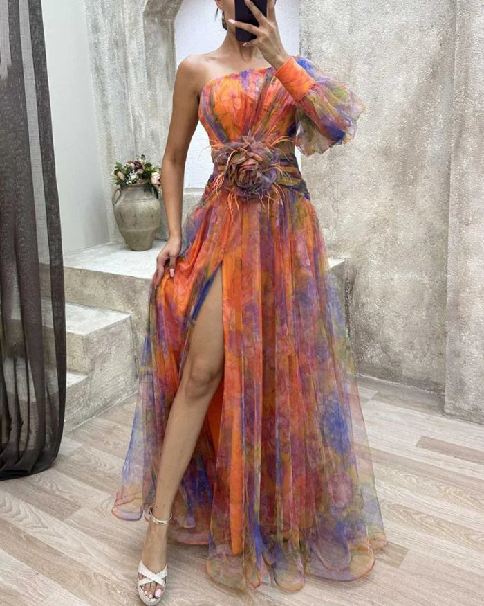 Adelinde™ – Robe Élégante Femme en Satin et Dentelle pour Soirées et Mariages-6