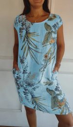 Variant image for Britt™ – Robe Longue Femme en Coton et Lin Élégante et Confortable-57
