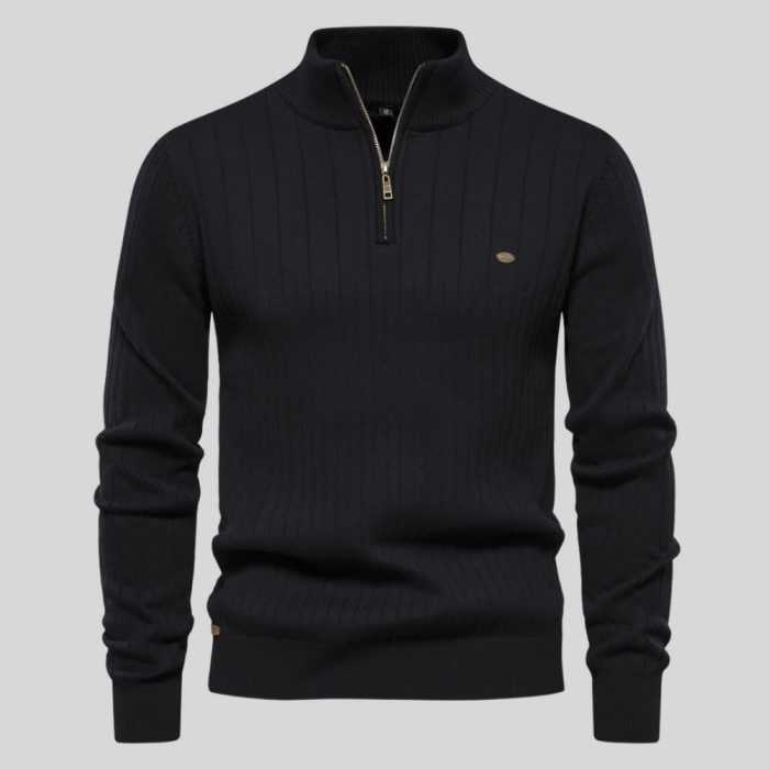 Variant image for Giorgio™ – Pull Homme Côtelé Doux et Élégant pour Confort Hivernal-16