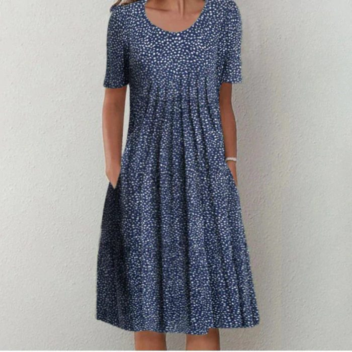 Variant image for Emma™ – Robe Longue Femme Élégante en Coton Confortable et Polyvalente-19