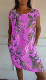 Variant image for Britt™ – Robe Longue Femme en Coton et Lin Élégante et Confortable-41