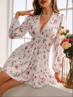 Amandine™ – Robe Femme Courte à Fleurs Élégante et Confortable pour l'Été-3