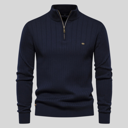 Giorgio™ – Pull Homme Côtelé Doux et Élégant pour Confort Hivernal-1