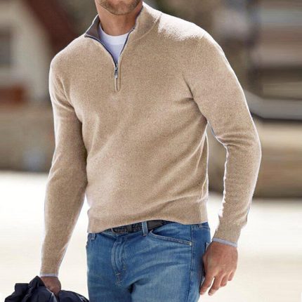 Projet Paris™ – Pull Col Roulé Homme en Laine Confortable et Élégant-2