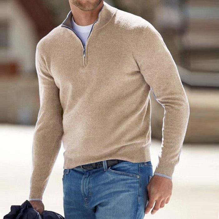 Projet Paris™ – Pull Col Roulé Homme en Laine Confortable et Élégant-2
