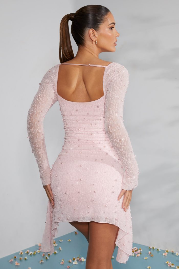 Mélissandre™ – Robe Mini Sexy Courte Dos Nu avec Détails en Dentelle-3