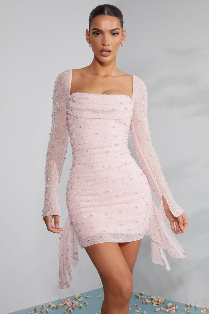 Mélissandre™ – Robe Mini Sexy Courte Dos Nu avec Détails en Dentelle-1