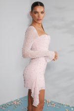 Mélissandre™ – Robe Mini Sexy Courte Dos Nu avec Détails en Dentelle-4