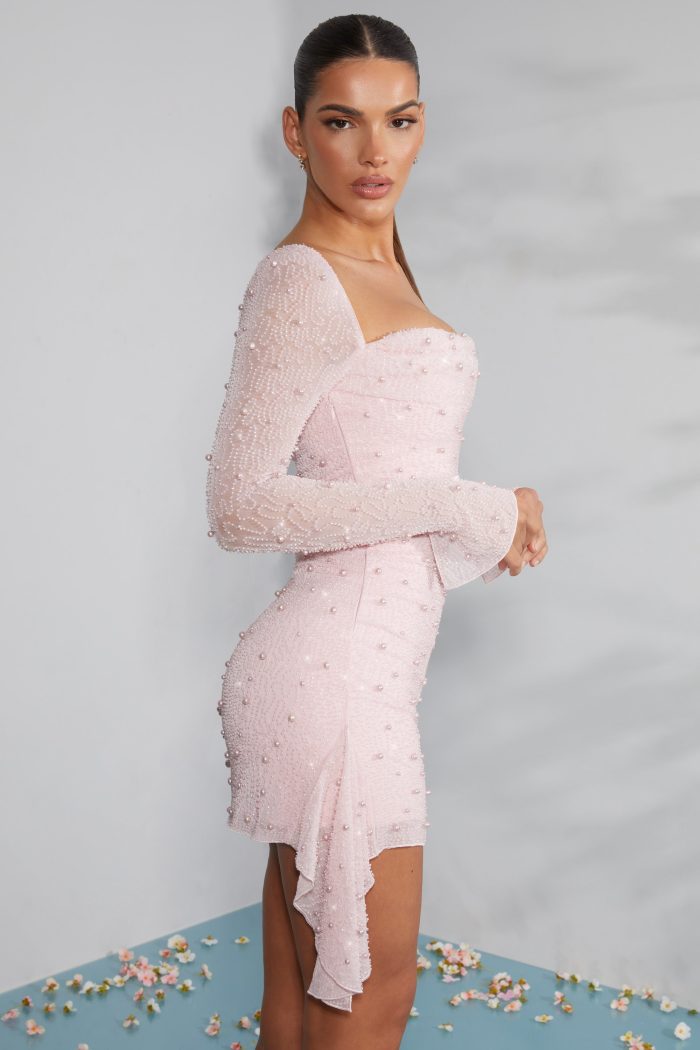 Mélissandre™ – Robe Mini Sexy Courte Dos Nu avec Détails en Dentelle-4