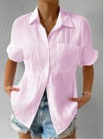 ÉléganceUnique™ – Chemisier Femme Ample en Tissu Léger et Confortable-6