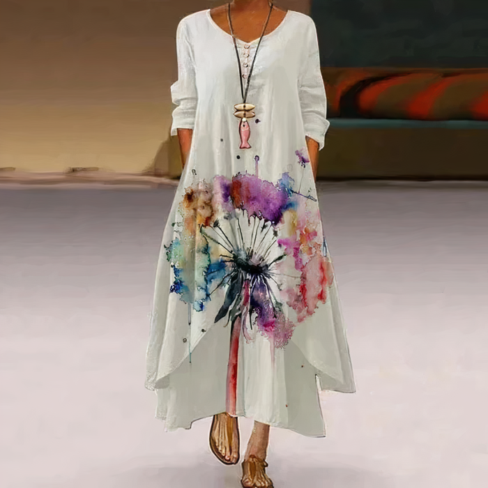 FleurElegance™ – Robe Femme Longue Élégante Pour Toutes Occasions-6
