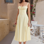 Variant image for Zoë™ – Robe d'Été Femme Chic avec Détails en Dentelle et Fente Latérale-4