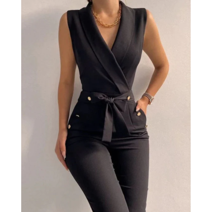 MonLu™ – Combinaison Femme Chic Sans Manches Élégante et Confortable-1