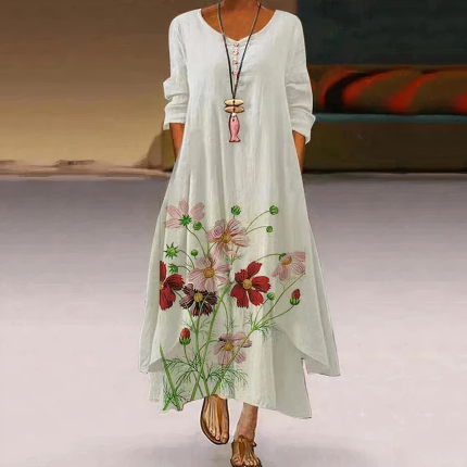 FleurElegance™ – Robe Femme Longue Élégante Pour Toutes Occasions-1