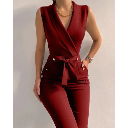MonLu™ – Combinaison Femme Chic Sans Manches Élégante et Confortable-2