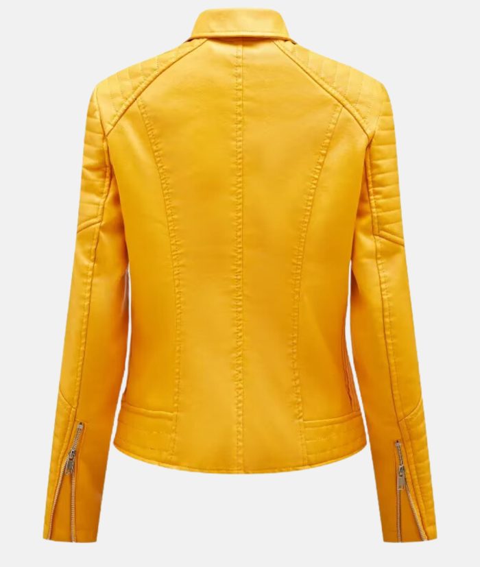 Isabelle™ – Veste en Cuir Femme Élégante avec Coupe Ajustée Chic-2