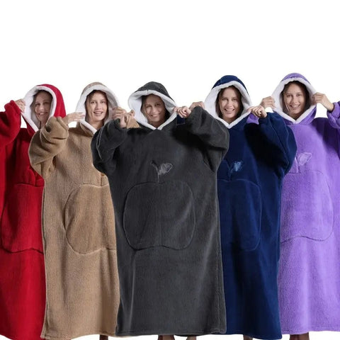 CuddleWrap™ – Sweat Plaid en Polaire Ultra-Doux