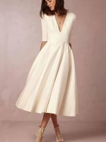 Faye™ – Robe Longue Femme Évasée Élégante Style Rétro Années 60-2