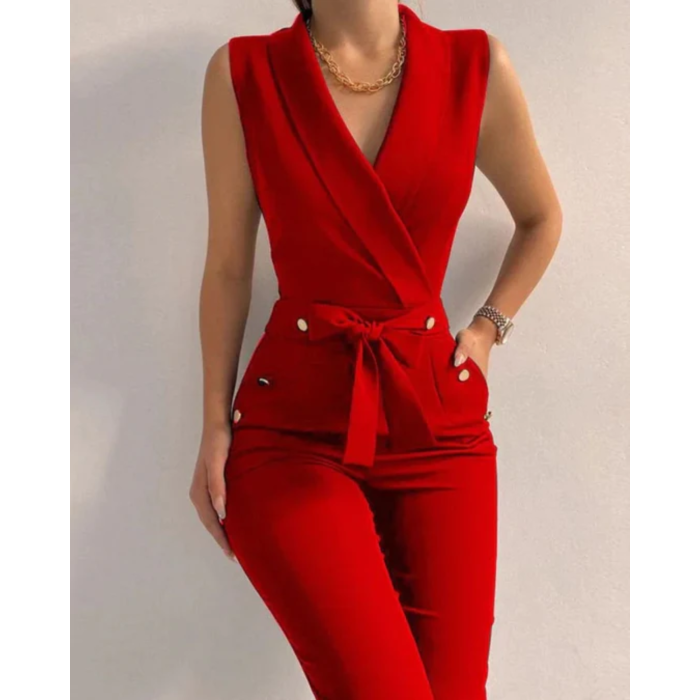 MonLu™ – Combinaison Femme Chic Sans Manches Élégante et Confortable-3