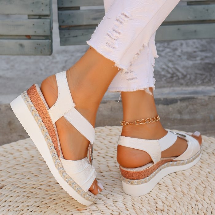 AeriaRise™ – Sandales Femme Confort Compensées