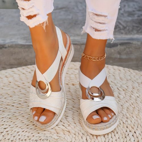AeriaRise™ – Sandales Femme Confort Compensées