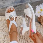 AeriaRise™ – Sandales Femme Confort Compensées