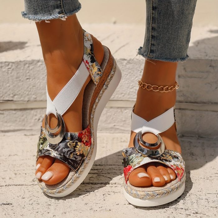 AeriaRise™ – Sandales Femme Confort Compensées