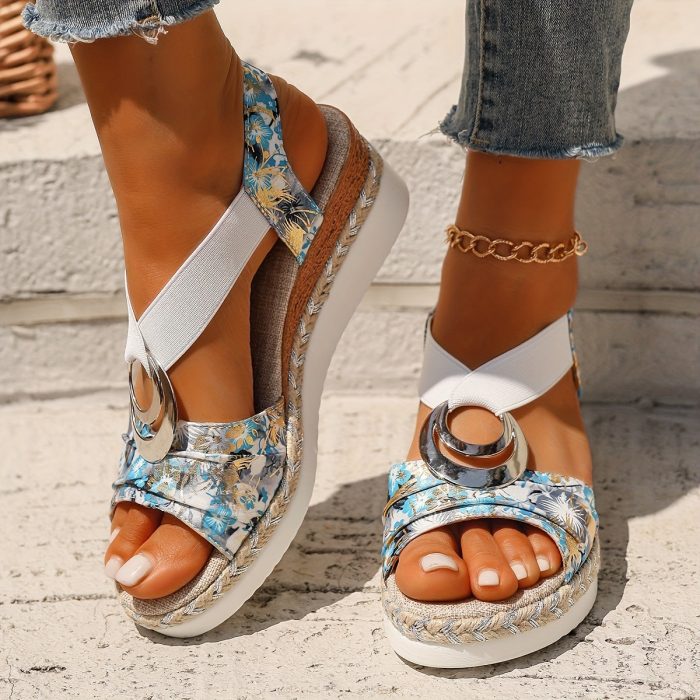 AeriaRise™ – Sandales Femme Confort Compensées