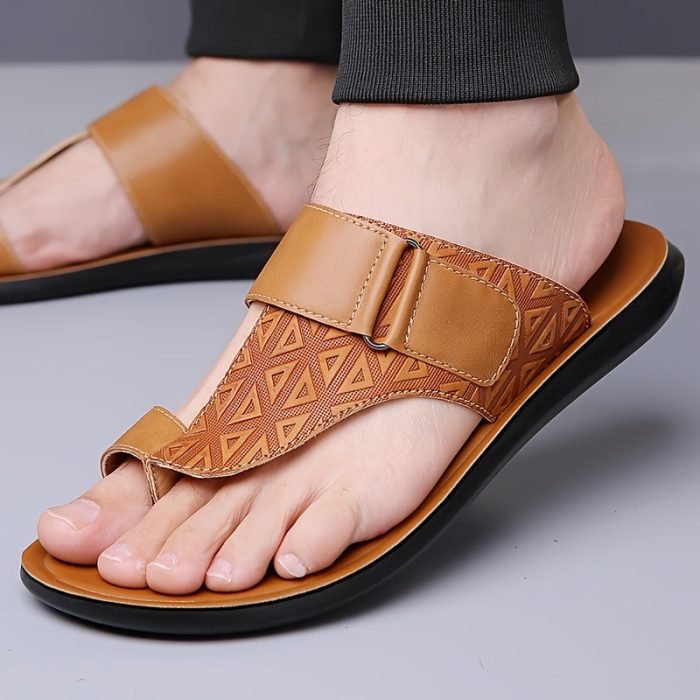 AirFlex™ – Sandales Homme Cuir Respirantes & Ultra-Confortables
