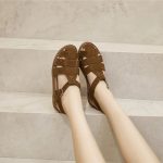 Aiyuqi™ – Sandales Femme Rétro Confortables et Élégantes en Cuir Synthétique