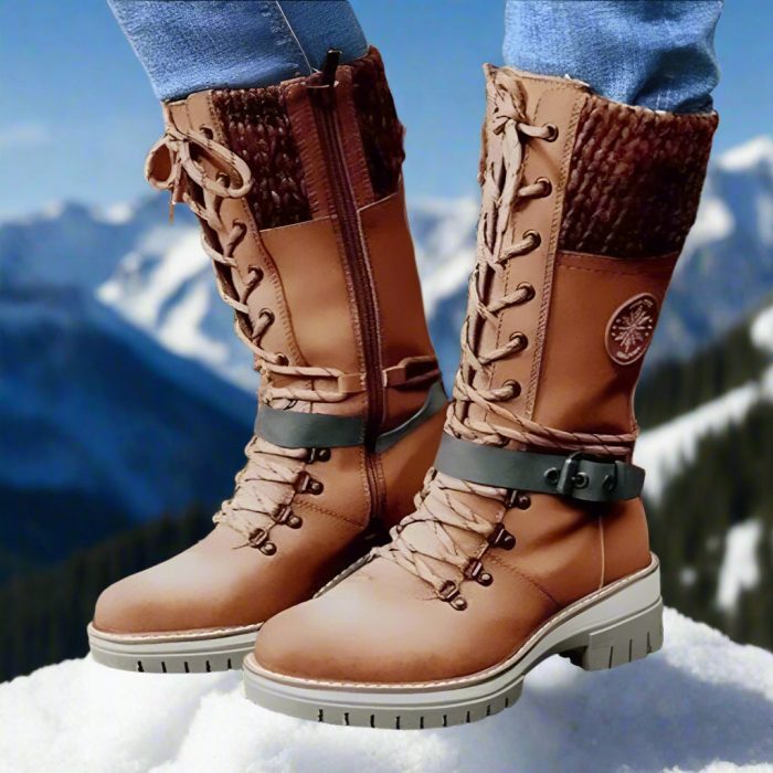 AlpinaChic™ – Bottes Chaudes et Imperméables