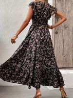 Altheava™ – Robe Longue Bohème Chic à Fleurs Fluide et Légère Été
