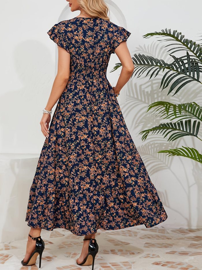 Altheava™ – Robe Longue Bohème Chic à Fleurs Fluide et Légère Été