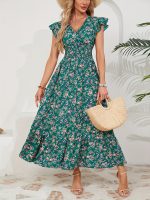 Altheava™ – Robe Longue Bohème Chic à Fleurs Fluide et Légère Été