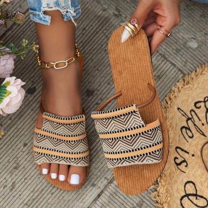 Alveza™ – Sandales Femme Chic et Confortable à Brides Plates Respirantes Été