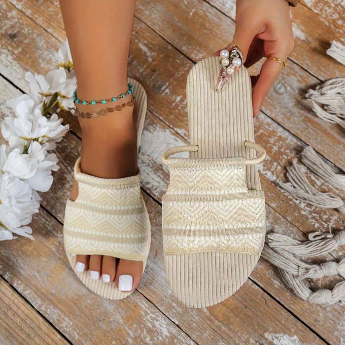 Alveza™ – Sandales Femme Chic et Confortable à Brides Plates Respirantes Été